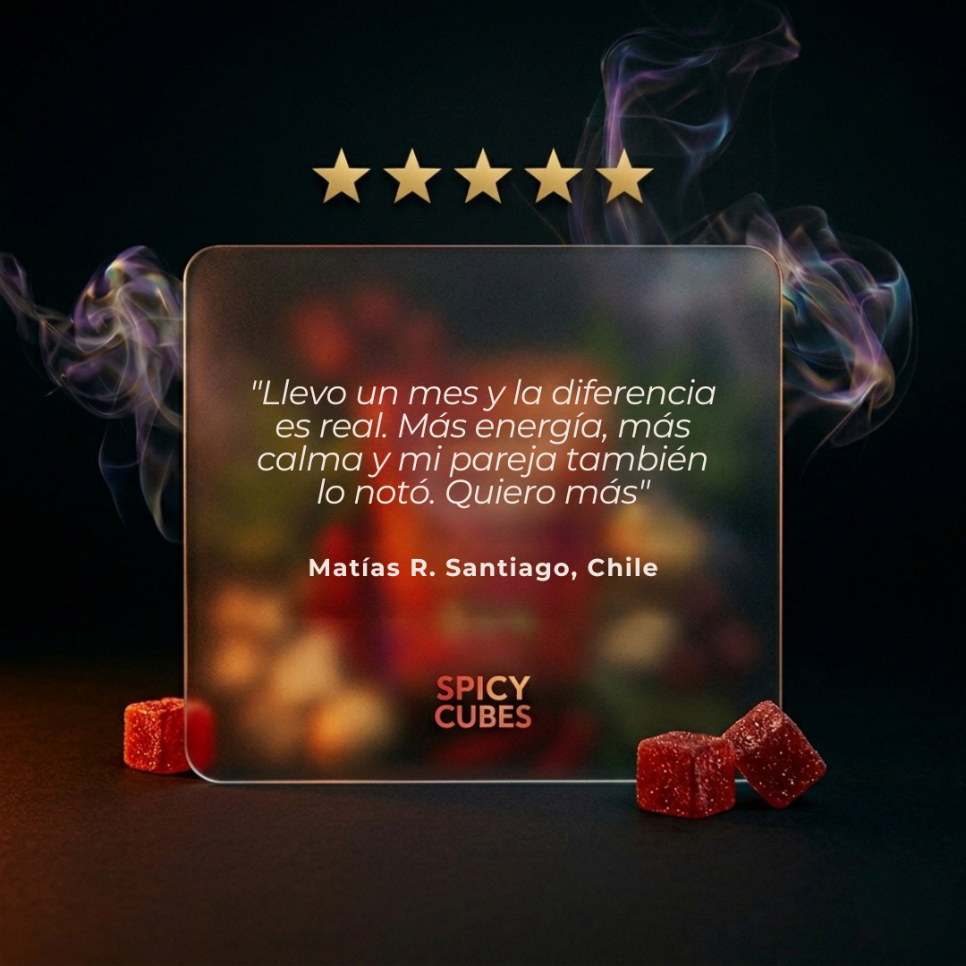 Spicy Cubes | El poder ancestral, ahora en gomita.