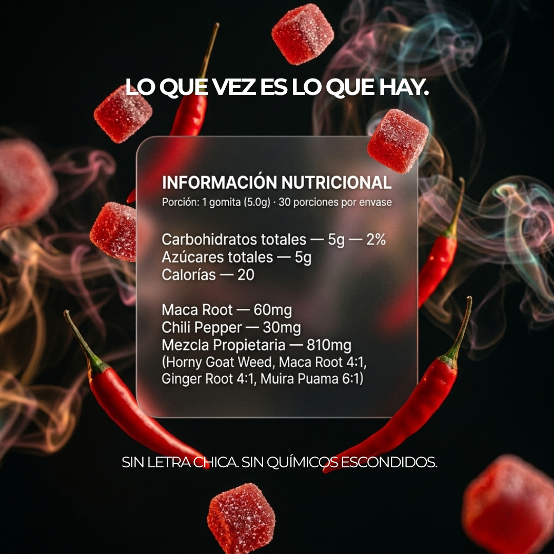 Spicy Cubes | El poder ancestral, ahora en gomita.