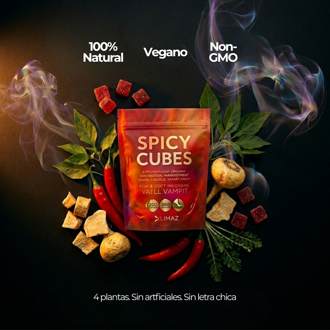 Spicy Cubes | El poder ancestral, ahora en gomita.