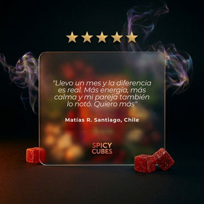 Spicy Cubes | El poder ancestral, ahora en gomita.